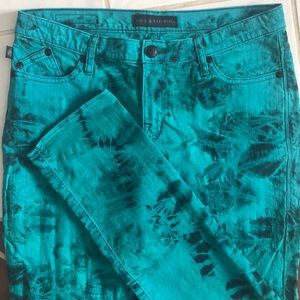 Rock & Republic green and black jeans